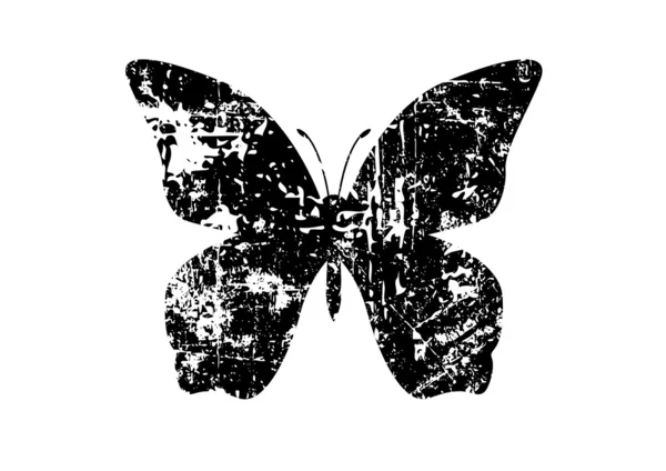 Vintage wygląd kształtu motyl — Wektor stockowy