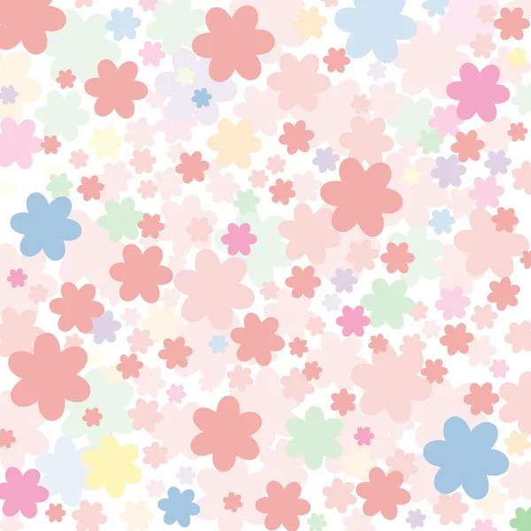 Hintergrund der rosa Blumen — Stockvektor