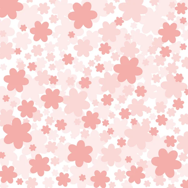 Bakgrund av rosa blommor — Stock vektor
