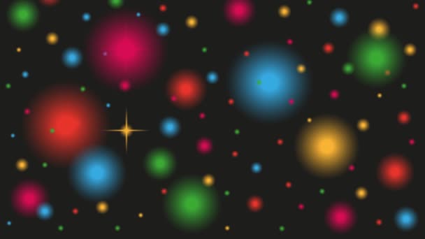 Ciel nocturne abstrait avec étoiles scintillantes 