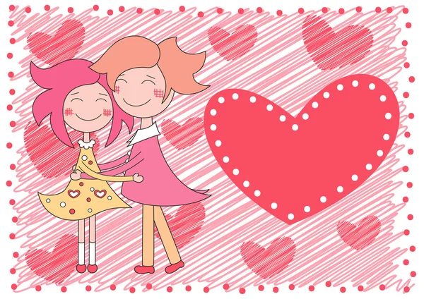 Valentines fond de fête — Image vectorielle