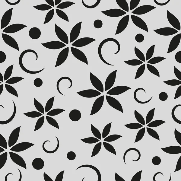 Fondo floral sin costuras — Vector de stock