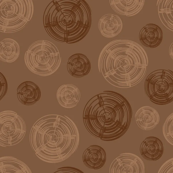 Sömlös abstrakt brun bakgrund — Stock vektor