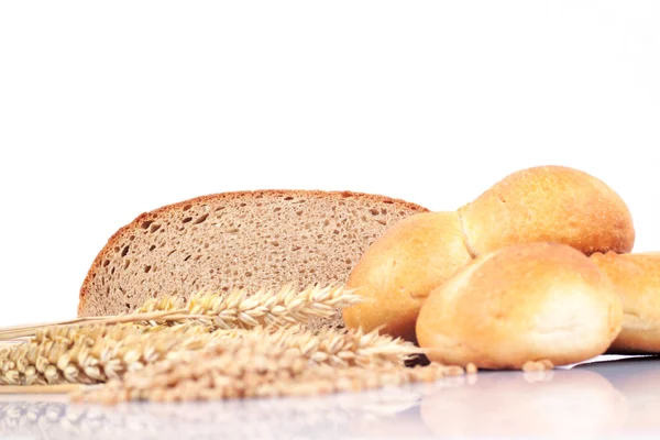 Bakkerij brood en broodjes — Stockfoto