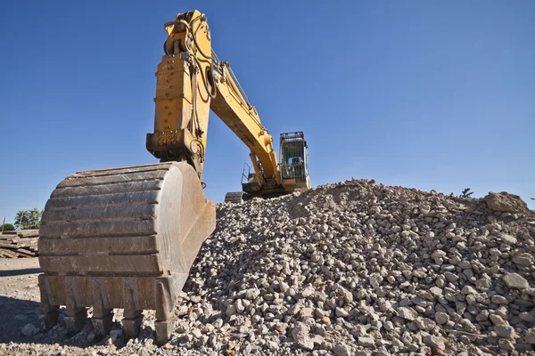 Raupenbagger lizenzfreie Stockfotos