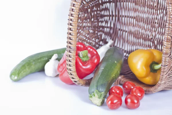 Cesta de legumes — Fotografia de Stock