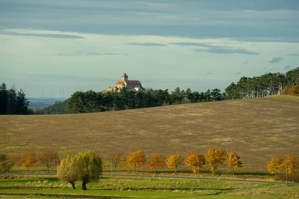 Wachsenburg Tussen Herfst Kleuren — Stockfoto