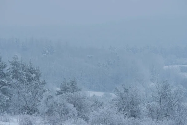 Landschaft Winterlichen Gewand — Stockfoto