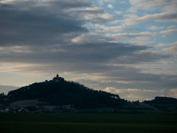 Veste Wachsenburg Vintern — Stockfoto