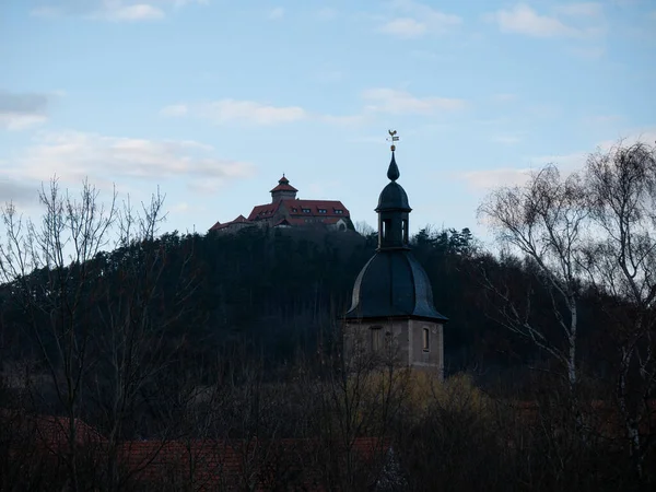 Veste Wachsenburg Invierno — Foto de Stock