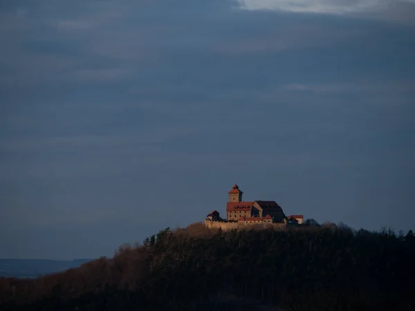 Veste Wachsenburg Inverno — Fotografia de Stock