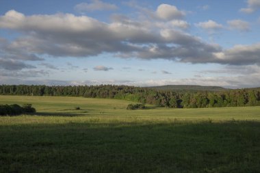 Yaz zamanı manzara.
