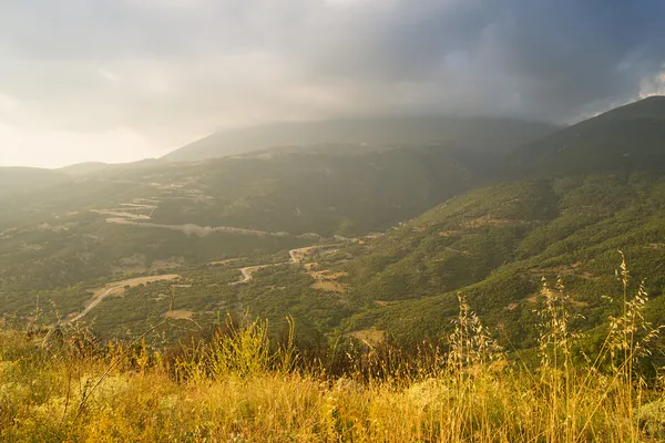 Sunset in the mountains — Stock Photo, Image