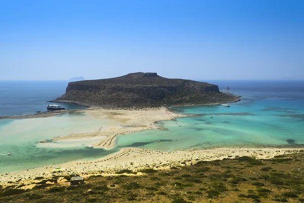 Fusión de los mares en Gramvusa, Creta —  Fotos de Stock