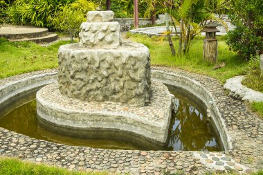 Kuzey Tayland sıcak su kaynakları ile Park