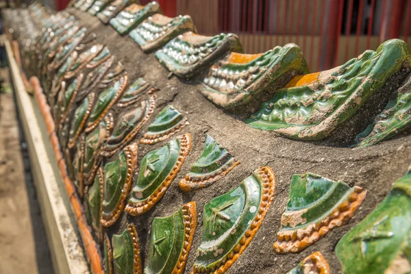Орнамент на всемирном змее в искушении Будды, Таиланд — стоковое фото
