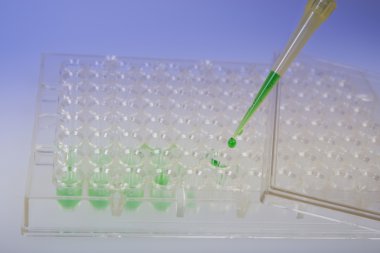 96-şey levha, biyokimyasal araştırmalar laboratoty pipet