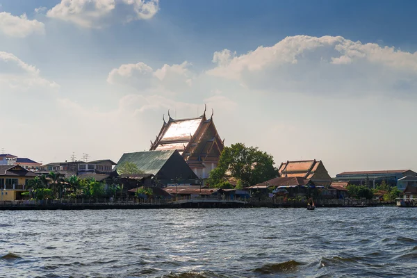 Vista del río Chao Phraya en Bangkok, Tailandia . —  Fotos de Stock