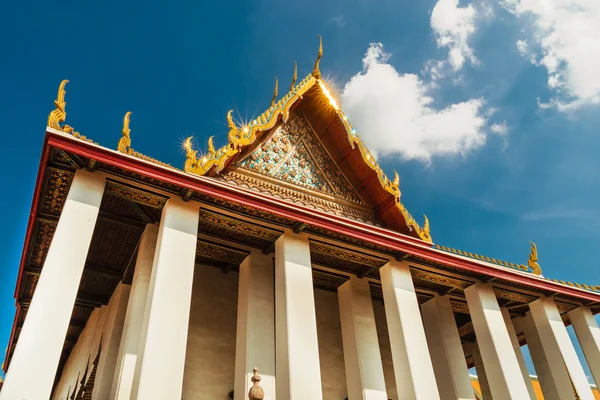 Grande palácio no templo Wat Phra Kaew, Bangkok, Tailândia . — Fotografia de Stock