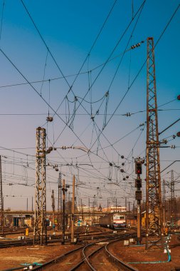 Ukraynalı tren. Kharkiv yolcu tren istasyonu, Ukrayna