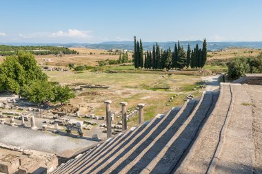 Görünüm, amfitiyatro ve asklepieion pergamos, Türkiye'de çevre