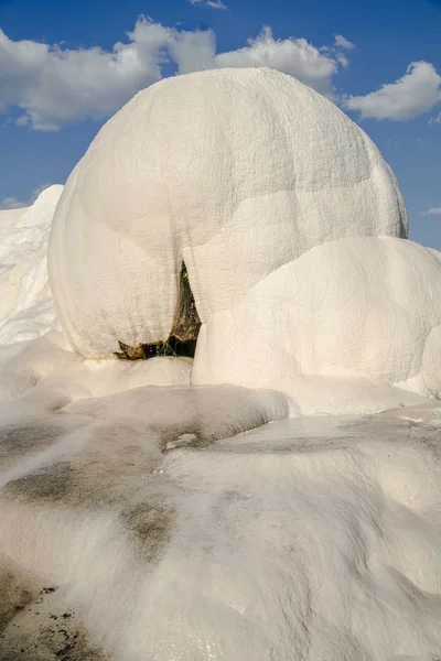 Doğal travertenleri, pamukkale, Türkiye — Stok fotoğraf