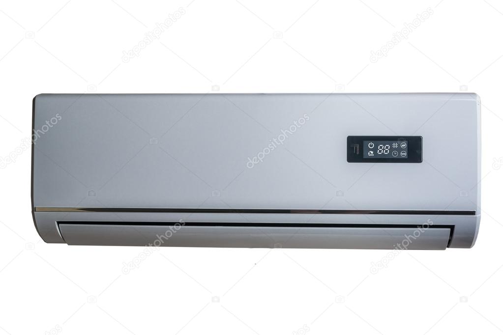 Silver air conditioner,
