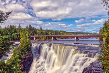 Perfect day at the Falls int he morning - Kakabeka Falls, Thunder Bay, ON, Canada