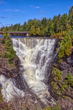 Beautiful day during the Fall at the falls - Kakabeka Falls, Thunder Bay, ON, Canada