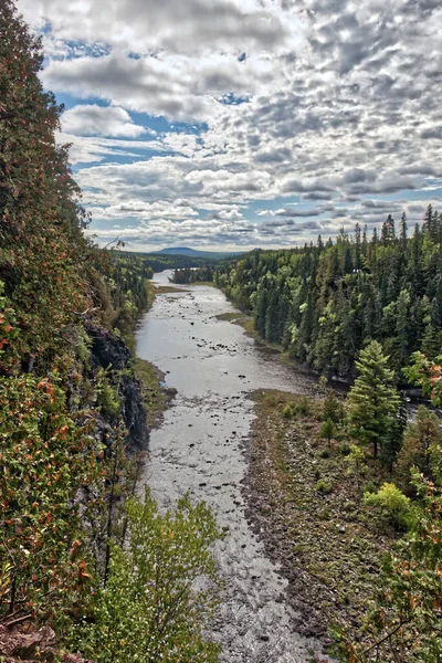 Тихий Потік Ріки Громової Водоспаду Водоспад Какабека Тандер Бей Горі — стокове фото