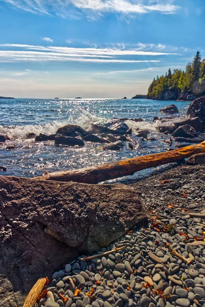 加拿大安大略省雷湾苏必利尔湖 沉睡的巨人Pp明亮的下午 — 图库照片