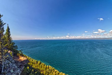 Derinlik arttıkça deniz mavisi renk değiştirir - SG PP, Thunder Bay, Ontario, Kanada