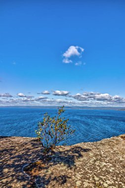 Superior Gölü parlak bir sonbahar öğleden sonra - SG PP, Thunder Bay, Ontario, Kanada
