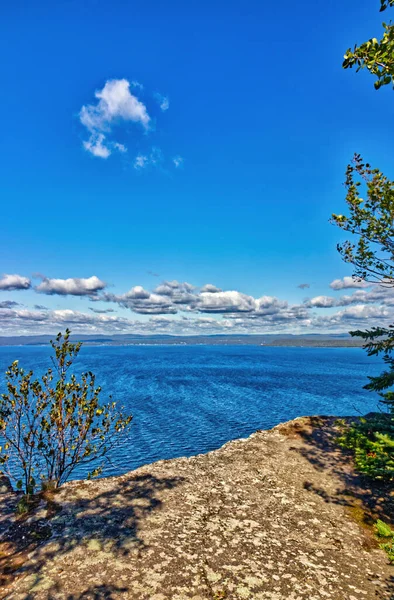 Molnen Ovanför Lake Superior Bildar Sitt Eget Klimatsystem Thunder Bay — Stockfoto