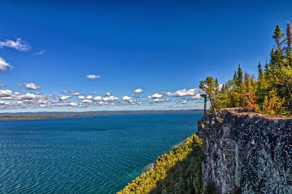 Изображение Перфектной Открытки Озере Суфле Thunder Bay Онтарио Канада — стоковое фото