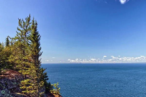 Ufukta Görünen Uyuyan Dev Thunder Bay Ontario Kanada — Stok fotoğraf