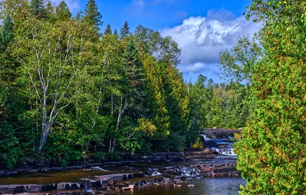 Jeder Felsen Fluss Hat Mit Dem Wasser Tun Trowbridge Falls — Stockfoto