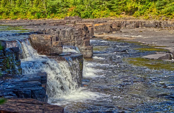 Die Nähe Der Größeren Wasserfälle Trowbridge Falls Thunder Bay Kanada — Stockfoto