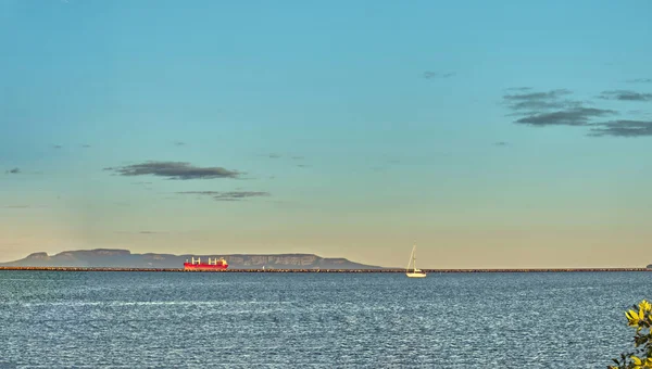 Vue Panoramique Voie Maritime Saint Laurent Depuis Marina Thunder Bay — Photo