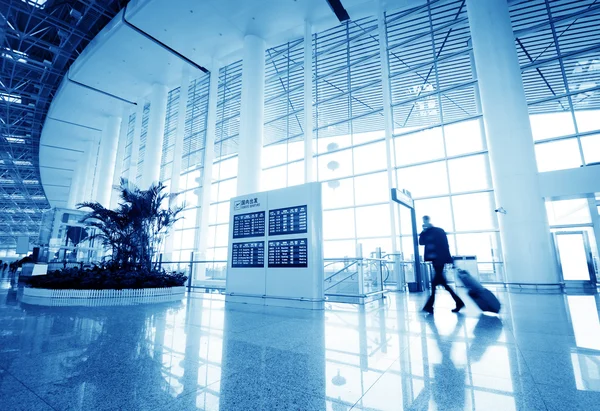 Pasażera w Szanghaju Pudong lotniska — Zdjęcie stockowe