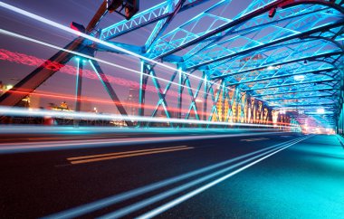 gece trafik ışıkları
