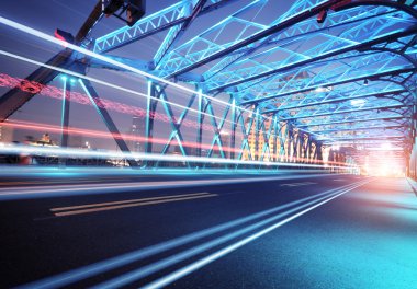 gece trafik ışıkları