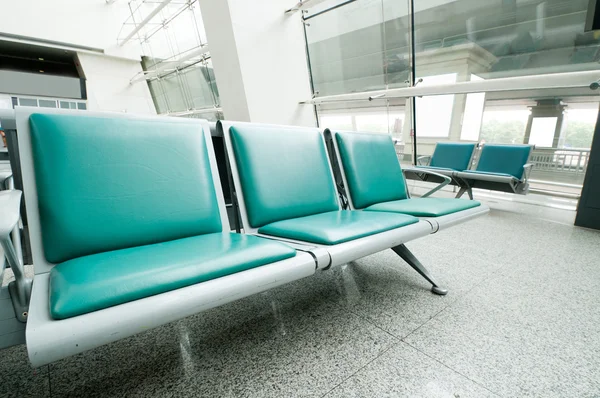 Bench in the shanghai pudong airport — Stock Photo, Image