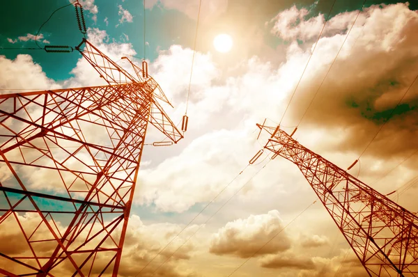 Torre de energia — Fotografia de Stock