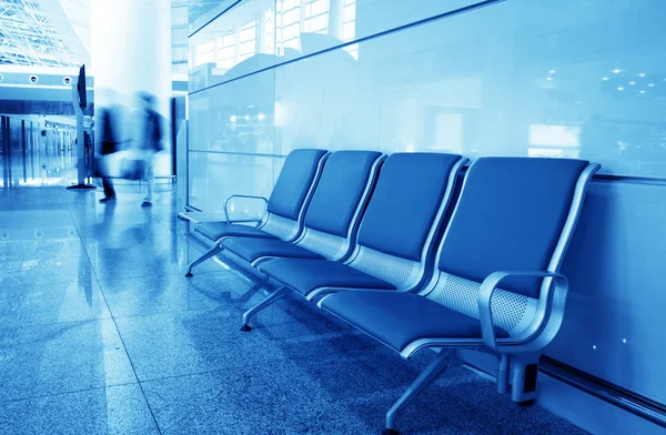 Bench in the shanghai pudong airport — Stock Photo, Image