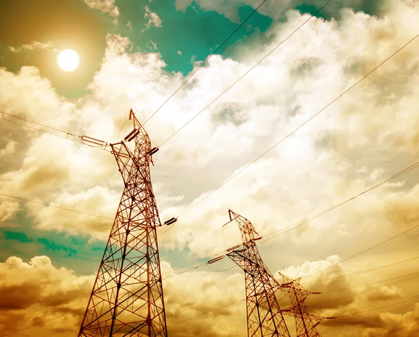 Torre de energia — Fotografia de Stock