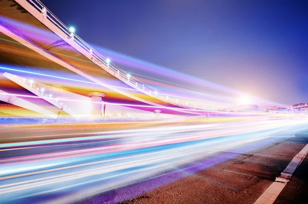 Los senderos de luz — Foto de Stock