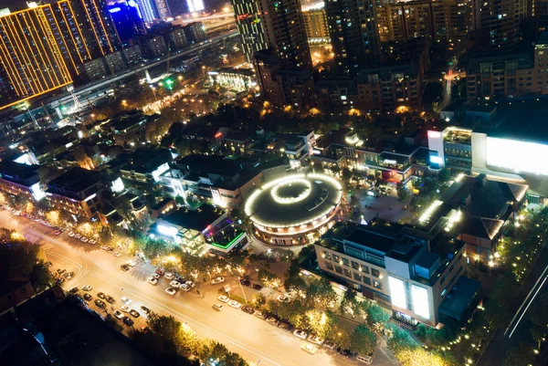 Bird view at Wuhan China — Stock Photo, Image