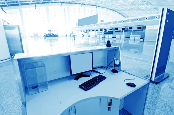 Shanghai Pudong Airport Terminal — Stockfoto