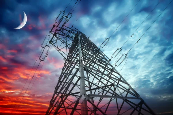 Transmission towers — Stock Photo, Image
